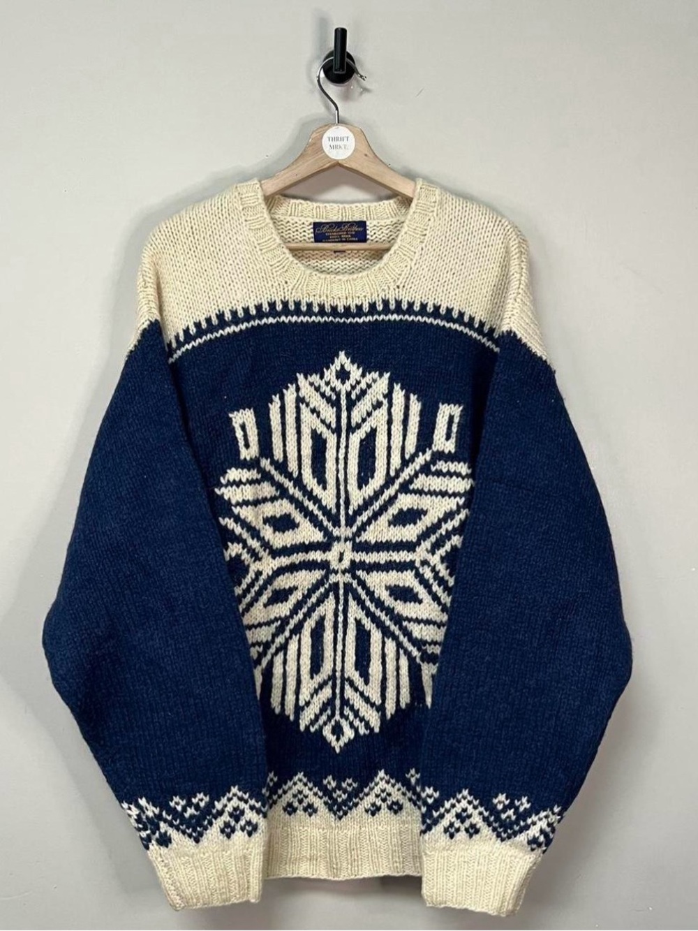Vintage Brooks Brothers Hand Knit Sweater
